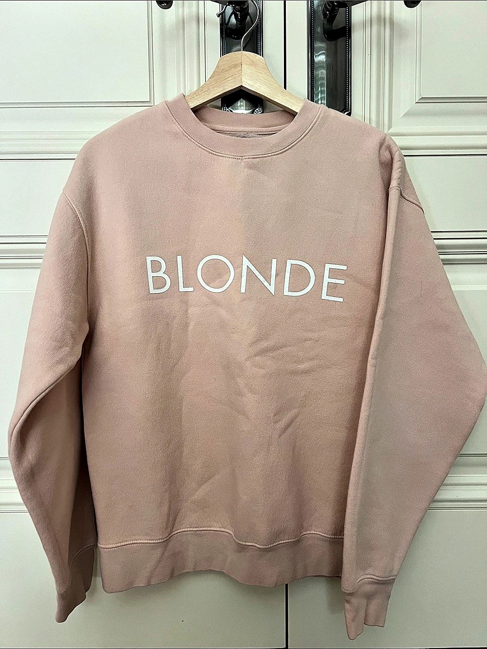 Brunette BLONDE Sweatshirt in Pink Size XS Like New